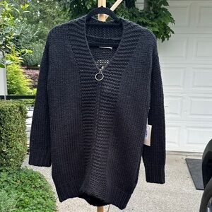 Jackson Rowe Charcoal V-Neck Sweater